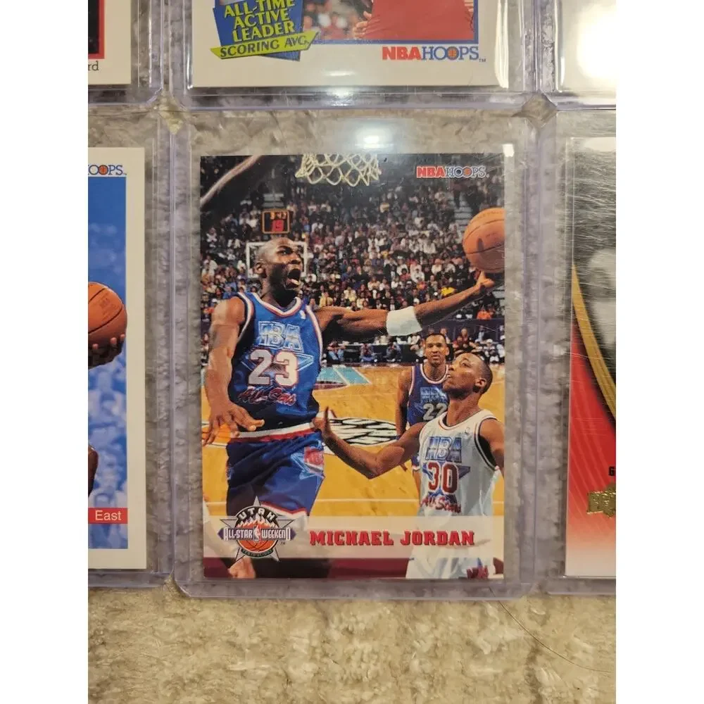 Michael Jordan Lot 9 Cards upper deck Chicago Bulls Basketball Cards